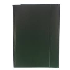 Cardboard folder 3 flaps with elastic