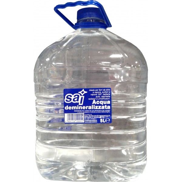 Acqua demineralizzata Sai Lt5