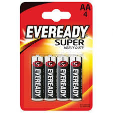 Batterie Eveready stilo 4Pz AA 1.5V