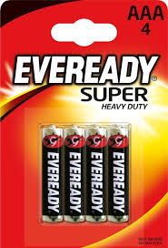 Batterie Eveready ministilo 4pz AAA 1.5V