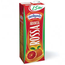 Sterilgarda brick red orange juice lt1.5