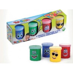 Tempera super washable fingers 4 jars