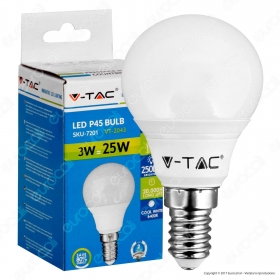 V-TAC VT-2043 LAMPADINA LED E14 3W MINIGLOBO P45 - SKU 7199 / 72 V-TAC VT-2043 LAMPADINA LED E14 3W MINIGLOBO P45 - SKU 7199 / 72